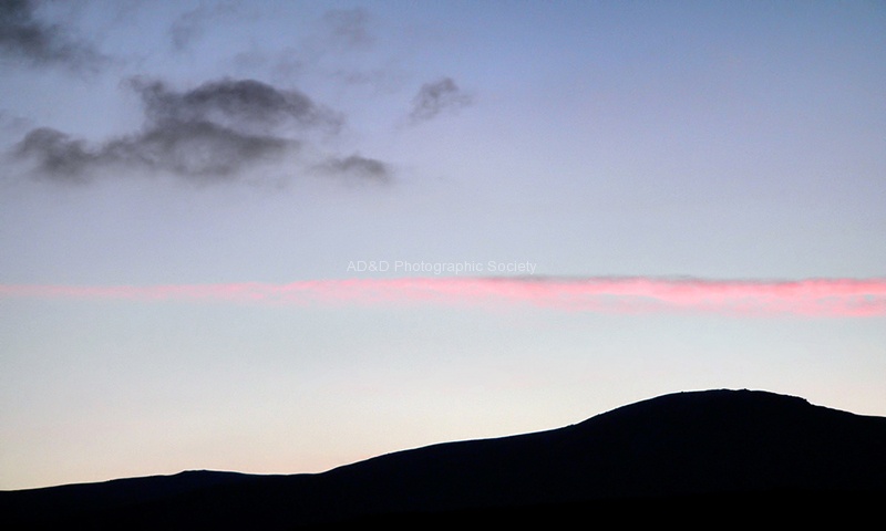 Dusk over Sleet Fell