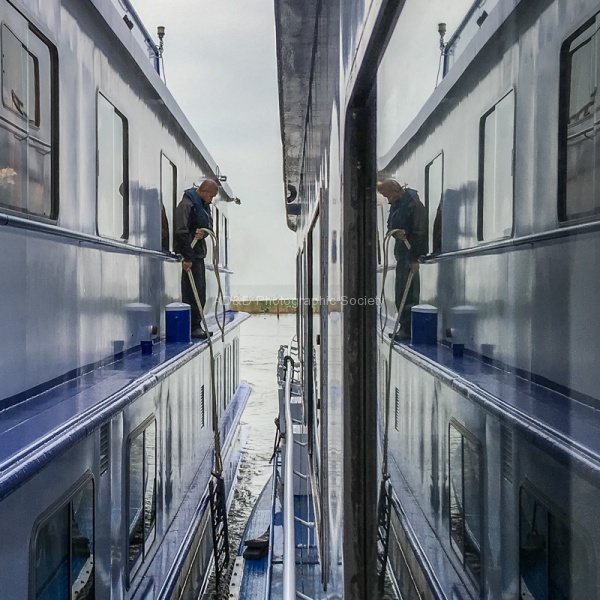 Reflective Dockline, by Maureen Robinson