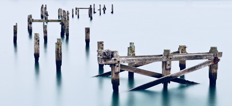 Old Pier At Swanage, by Maureen Tyrrell