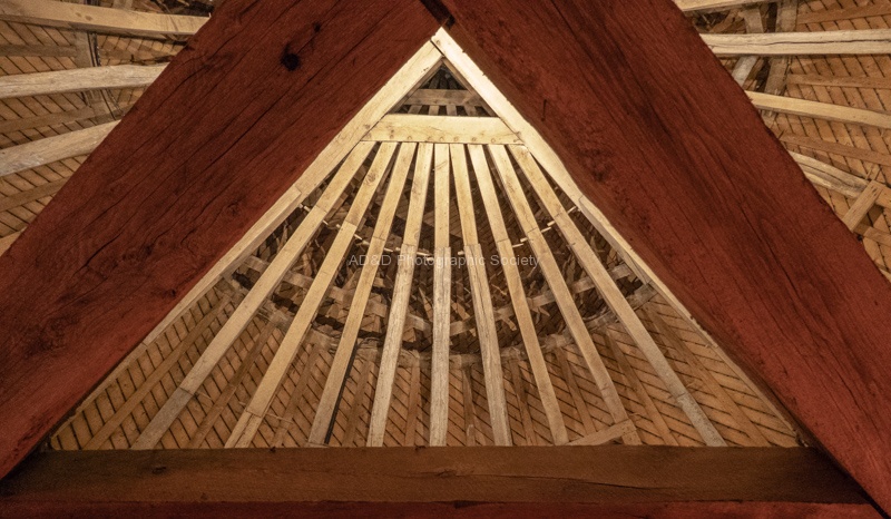 Roof Structure Of Tower Chateau Fougeres-sur-Bievre, by Richard Broadbent