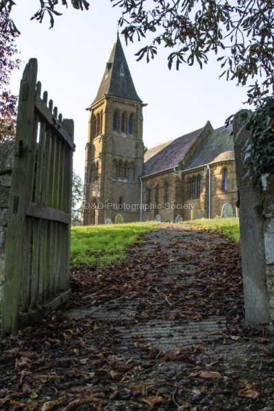 Through the church gate, by Colin Lamb