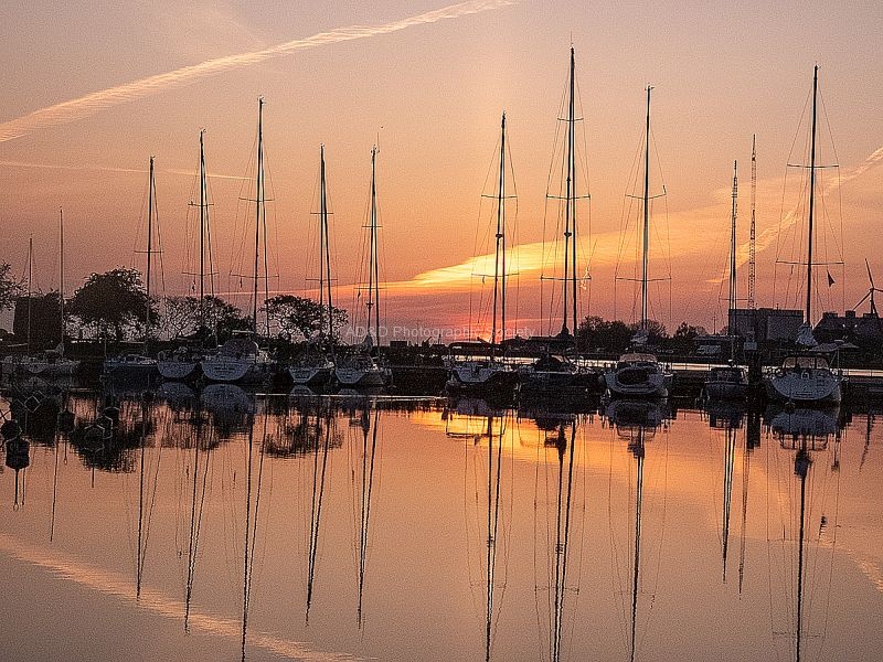 Khatija Barday Wood - Sunrise at Port of Copenhagen - Københavns