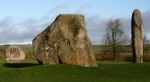 A Winters Day at Avebury Stone Circle.