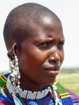 Proud Maasai, by Randall Miles