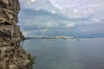Rainbow over Weymouth, by Beckie Lewis