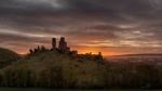 Corfe Castle Sunrise, by Colin Lamb