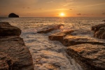 Gull Rock at Sunset, by Jim Muller