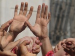 Hands looking for others