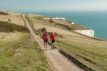 Dover cliff pathways, by Elaine Argent