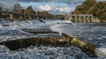 Wier above Coulters Lock, Maidenhead, by John Cavana