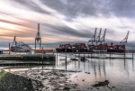Southampton docks, by Wendy Meagher