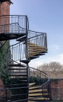 Yellow Spiral Staircase, by Khatija Barday-Wood