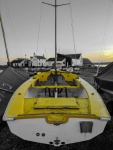 Yellow boat, by Wendy Meagher