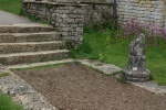 roman garden steps, by Meriel Flux