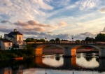 Anne Hunsley - Chinon Bridge Strolling Along the V