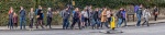 Wendy Meagher - Crossing the street, Oxford (a rare sight during Covid-19)