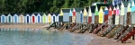 Beach Huts by Maureen Tyrrell
