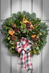 Lindsey Smith - Wreath on the door.