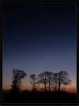 John Cavana - Venus and crescent moon