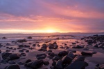 Lindsey Smith - Sunset on Llandanwg Beach.