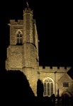 Wendy Meagher - Bromham Church at night