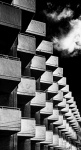 Wendy Meagher - Cyprus balconies - B&W