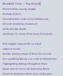 Anne Hunsley - Bluebells poem