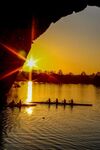 Nicky Westwood - Stowe Rowers in evening sun