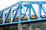 Paul Brewerton - Blue Bridge-Yellow Train